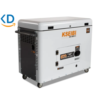 ژنراتور دیزلی سایلنت KSEIBI DGE 8000 SE با توان 7.5 کیلووات و مخزن 25 لیتری