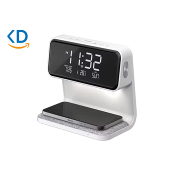 ساعت رومیزی هوشمند چند منظوره 3 در 1 USB-C با شارژر