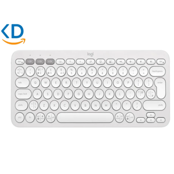 کیبورد بلوتوثی لاجیتک Pebble Keys 2 K380s - سفید