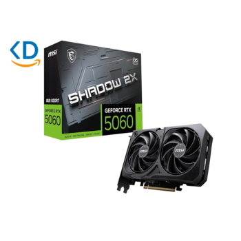 کارت گرافیک ام اس ای مدل GeForce RTX 5060 SHADOW 2X OC