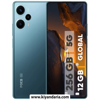 گوشی موبایل شیائومی مدل Poco F5 5G دو سیم کارت ظرفیت 256 گیگابایت و رم 12 گیگابایت - ورژن گلوبال آبی