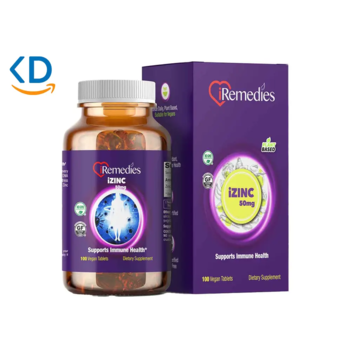 مکمل iRemedies iZINC 50mg - (100 عدد قرص )