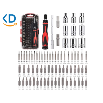 ست ابزار 73 پارچه Amazon Basics مدل راچت - مغناطیسی