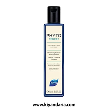 شامپو پاک کننده گیاهی زنانه Phyto مدل Phytocedrat مخصوص پوست سر چرب