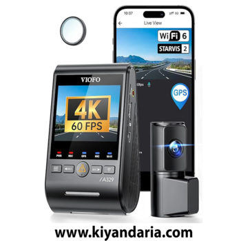 دوربین خودرو مدل VIOFO با کیفیت 4K و 60 فریم بر ثانیه