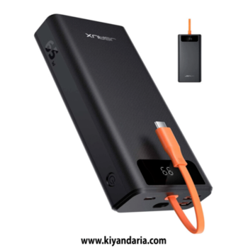پاوربانک Jsaux مدل PB6501 ظرفیت 20,000 میلی‌ آمپر - مشکی