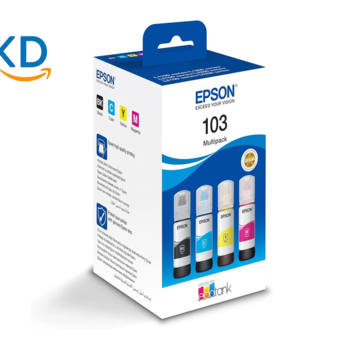 ست 4 رنگ جوهر اورجینال اپسون Epson 103 EcoTank 