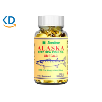 مکمل Sunline Alaska Deep Sea Fish Oil – (100 سافت ژل)