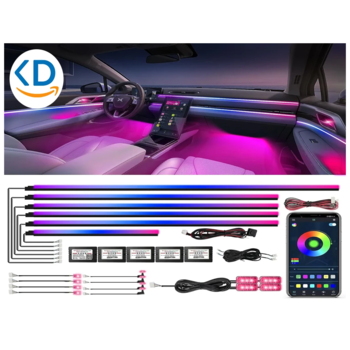 چراغ LED داخل خودرو 18in1 مدل Dream Light Tobys با نور RGB و کنترل اپلیکیشن