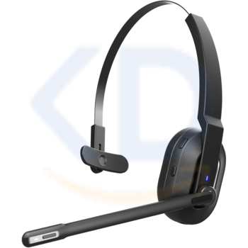 EKSA Wireless Headset with AI Noise Cancelling Microphone Bluetooth Headset - 45Hrs Bluetooth V5.0 Headphones with Mic Mute for Computer/Laptop/PC/Zoom/Trucker/Work/Phone
