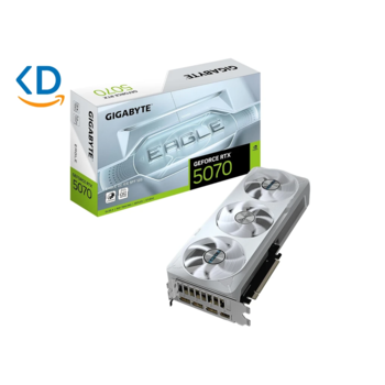 کارت گرافیک گیگابایت مدل GeForce RTX 5070 EAGLE OC ICE - 12GB