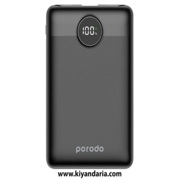 پاور بانک 10000میلی آمپر Porodo (مشکی)