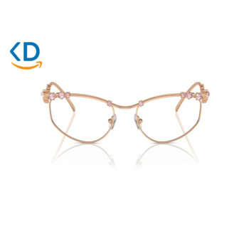 فریم عینک طبی زنانه سواروسکی مدل SK1015  - رزگلد