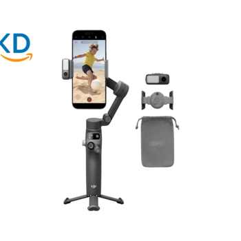 گیمبال موبایل دی جی آی مدل Osmo Mobile 7P - با میکروفون، نور، اپلیکیشن Mimo