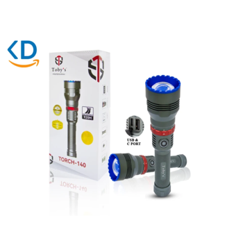 چراغ قوه شارژی توبیز مدل Torch-140