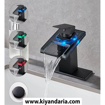 شیر روشویی تک دسته Azonee مدل AZ-2236 - مشکی مات