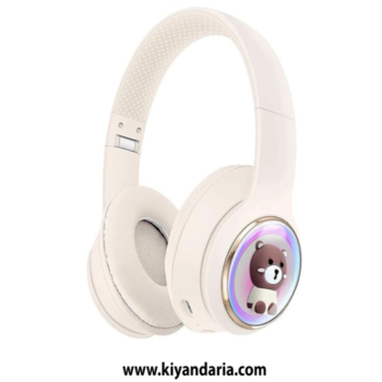 هدفون بلوتوثی Amberjack AKZ55 رنگ سفید