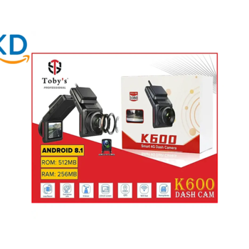 دوربین خودرو Tobys K600 Dash Cam 4G با دو دوربین جلو و عقب