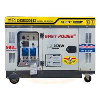 موتور برق دیزلی سایلنت ایزی پاور DG35000SE3 15KW تک سیلندر