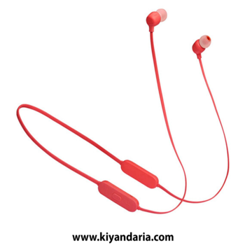 هندزفری بلوتوثی جی بی ال مدل JBL Tune 125BT Neckband Headphones رنگ مرجانی