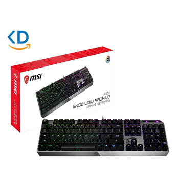 کیبورد MSI Vigor GK50 Low Profile Gaming مشکی