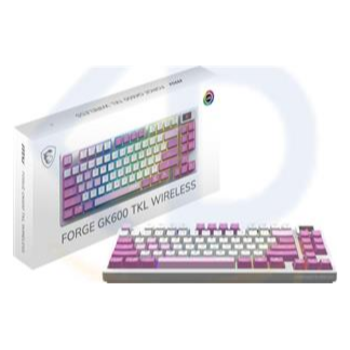 کیبورد MSI Forge GK600 TKL W Violet US Tenkeyless