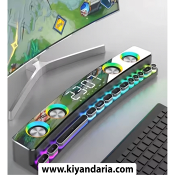 اسپیکر بلوتوثی خانگی مدل SH39 با نورپردازی RGB