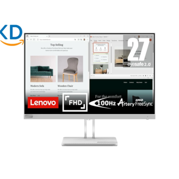 مانیتور لنوو مدل L27e-40 – 27 اینچ فول اچ‌ دی VA با نرخ تازه‌ سازی 100 هرتز