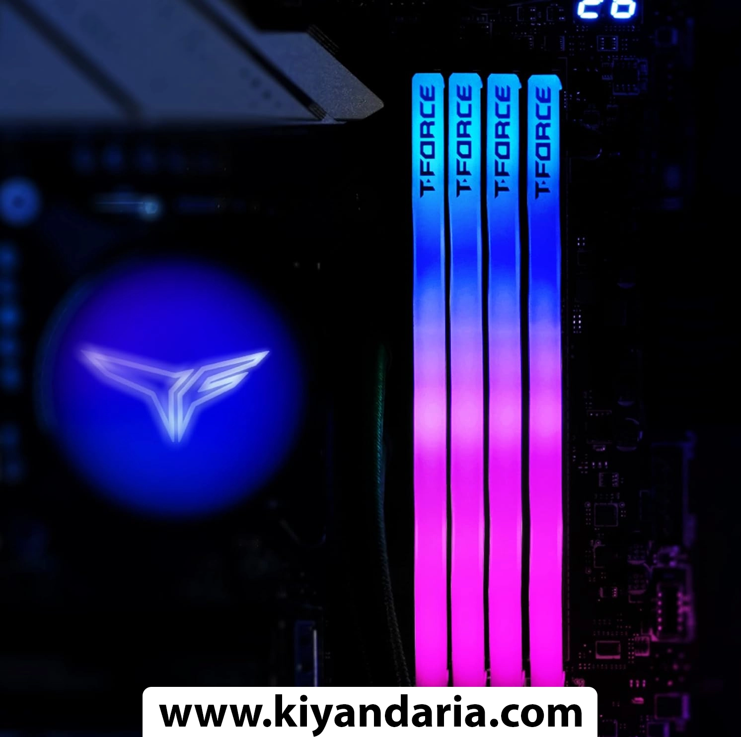 رم تیم گروپ مدل  T-Force DELTA RGB DDR5 32GB Dual