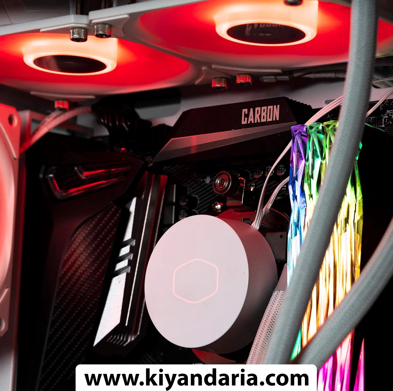 خنک کننده مایع کولر مستر مدل  MasterLiquid ML240L V2 RGB - سفید