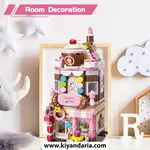 بلوک های ساختنی فروشگاه دسر دخترانه KASTWAVE مدل Dream Dessert House نمای کلی
