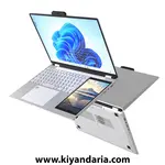 لپ‌تاپ دو صفحه‌ نمایش برند کرلندر مدل X15. نمای کلی