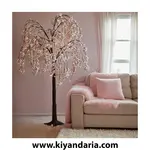 چراغ LED درخت بونسای شکوفه گیلاس مصنوعی با قابلیت اتصال USB، نمای روبرو