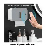 جای دستمال هوشمند سنسوردار HOTU با شارژ USB و طراحی مینیمالیستی، نمای کلی