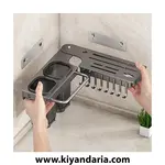 ارگانایزر چندمنظوره ی آشپزخانه با طراحی تاشو و نصب دیواری، نمای اصلی