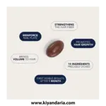 مکمل تقویتی مو و ناخن Phyto Phytophanère بسته 120 عددی - حاوی زینک، ویتامین B6 و بیوتین نمای نزدیک