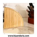 تخته سرو بامبو چندکاره با کشوی چاقو، نمای نزدیک