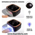 لاک خشک کن (UV/LED) مدل Rechargeable Nail UV LED Lamp برند ‎IDZNFNFX مشکی. نمای دیگر