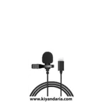 میکروفون قابل حمل کوچک روی یقه Lavalier Mic سیمی، مشکی
نمای دیگر