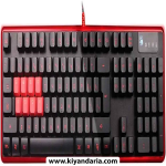 نمای کلی صفحه کلید گیمینگ مکانیکی نیمه اپتیکال BLOODY B2278 8-Key Light Strike (LK)