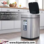 سطل زباله استیل هوشمند EKO مدل EK9252R با درب سنسوردار و شارژی نمای نزدیک