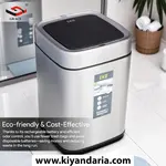 سطل زباله استیل هوشمند EKO مدل EK9252R با درب سنسوردار و شارژی نمای بالا