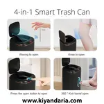 سطل زباله هوشمند 40 لیتری TDOO مدل Smart Touchless با درب سنسوردار نمای درب