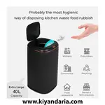 سطل زباله هوشمند 40 لیتری TDOO مدل Smart Touchless با درب سنسوردار نمای کلی