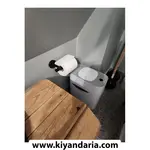 سطل زباله هوشمند JOYBOS مدل Slim با درب اتوماتیک و طراحی باریک - سفید نمای دور