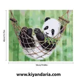 کیت نقاشی شماره ای مدل Cute Panda برای بزرگسالان، نمای کلی