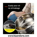 سرخ کن عمیق استیل ضدزنگ سبک ژاپنی با درب و دماسنج، نمای نزدیک