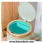 سطل زباله هوشمند Blue Coral مدل QY-G19-12 با سنسور اتوماتیک - سفید نمای درب