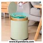 سطل زباله هوشمند Blue Coral مدل QY-G19-12 با سنسور اتوماتیک - سبز نمای درب