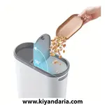 سطل زباله خانگی 10 لیتری VIE LENTE با درب فشاری نمای نزدیک